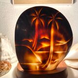 Vintage shell lamp Tahiti