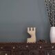 White sculpture vase minimalist bust ceramic white contemporary sculptural