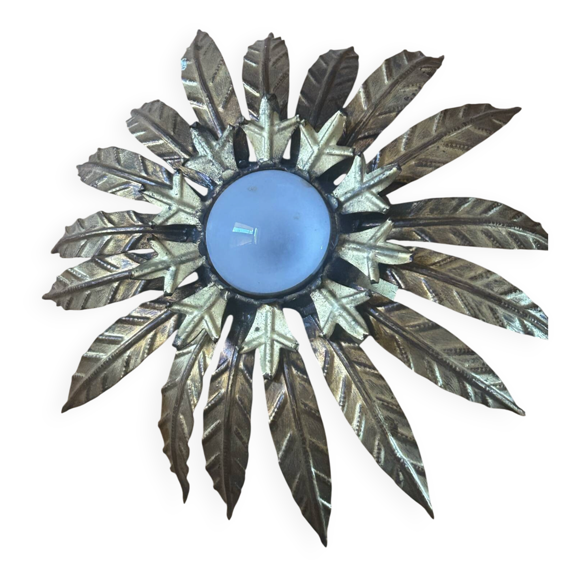 plafonnier  soleil années 70