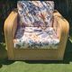Fauteuils club design rotin