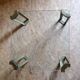Glass and brass coffee tables by Peter Ghyczy