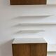 Vintage floating wall unit by Banz Bord, 1970s.