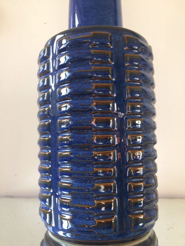 Stoneware lamp base by Einar Johansen 1960’s Denmark