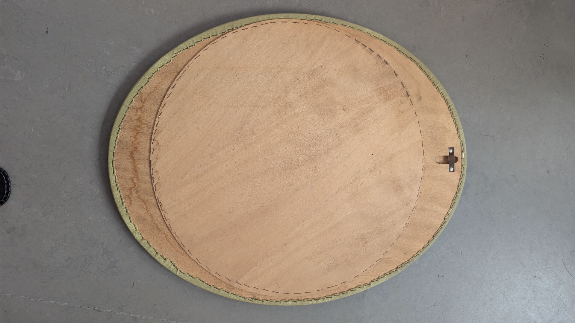 Large eye-shaped mirror