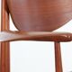Pair of Scandinavian armchairs in 317 model in teak