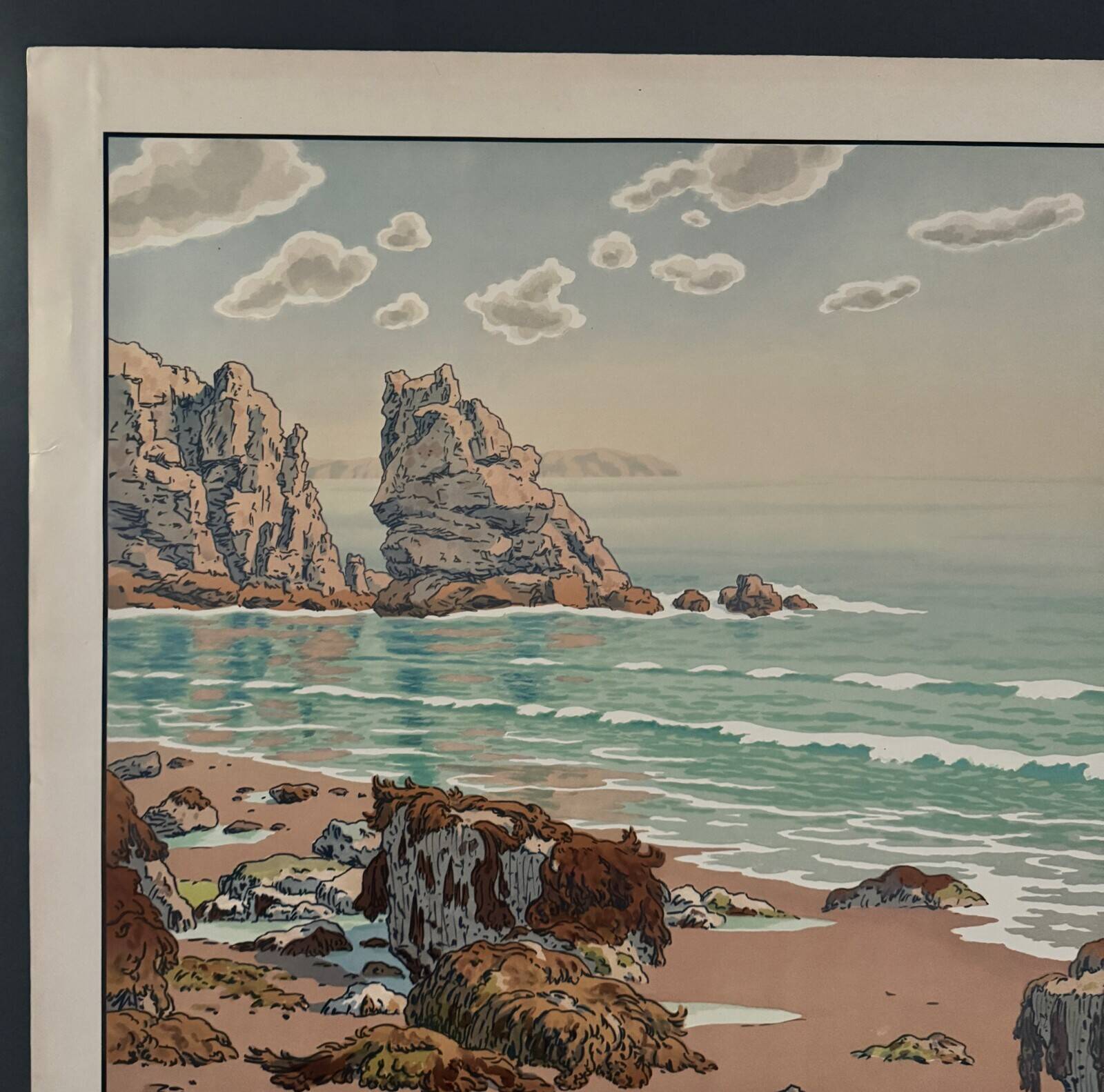 Lithograph by Henri Rivière Aspects of Nature - The Sea