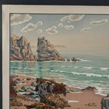 Lithograph by Henri Rivière Aspects of Nature - The Sea
