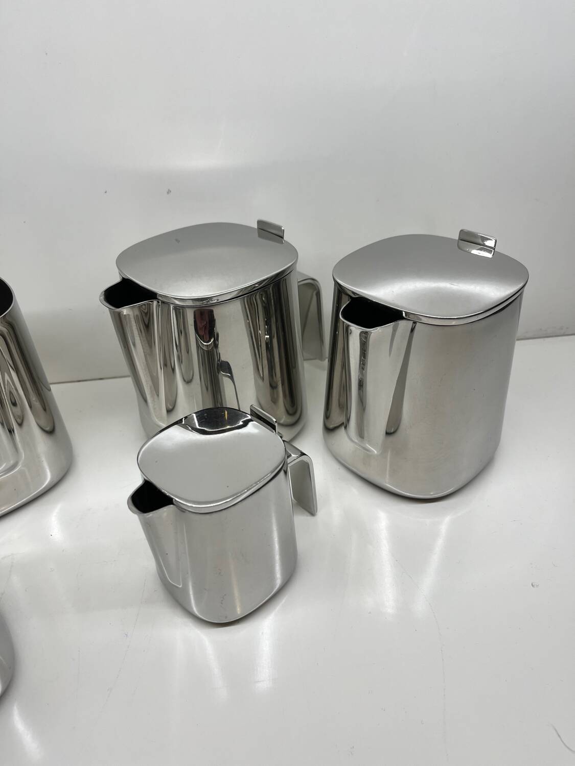 Alessi – Tea & coffee service – Kristiina Lassus – Complete set – In