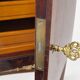 Swedish Grace Cabinet, Flamed Mahogany