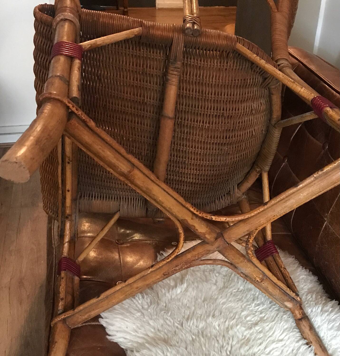 Fauteuil en rotin adulte
