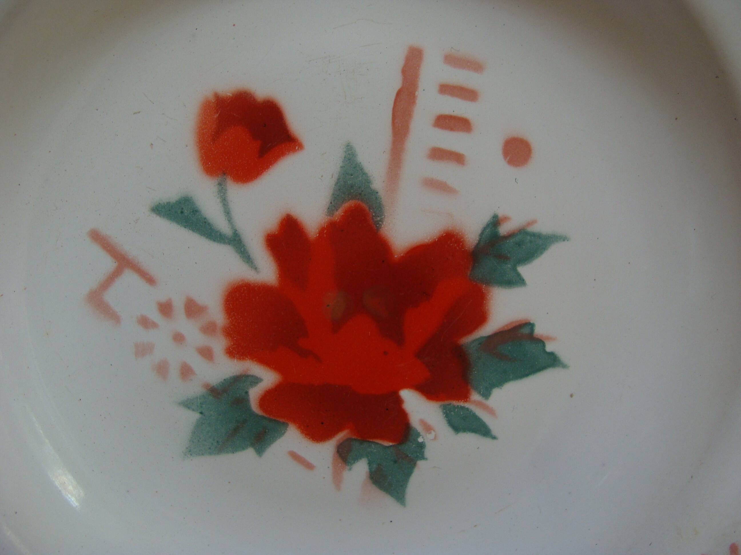 Vintage enameled tin plate
