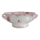 Large salad bowl, Longwy Enamels, Beauvais model - 1930s