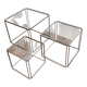 Set of 3 ISOCELE nesting tables. Max SAUZE. 1970.