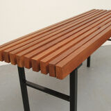 60s teak bench