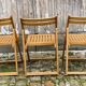 Lot de 6 chaises pliantes en bois