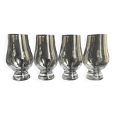 4 verres à whisky cristal estampillé « The Glencairn Glass »
