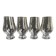 4 crystal whiskey glasses stamped “The Glencairn Glass”