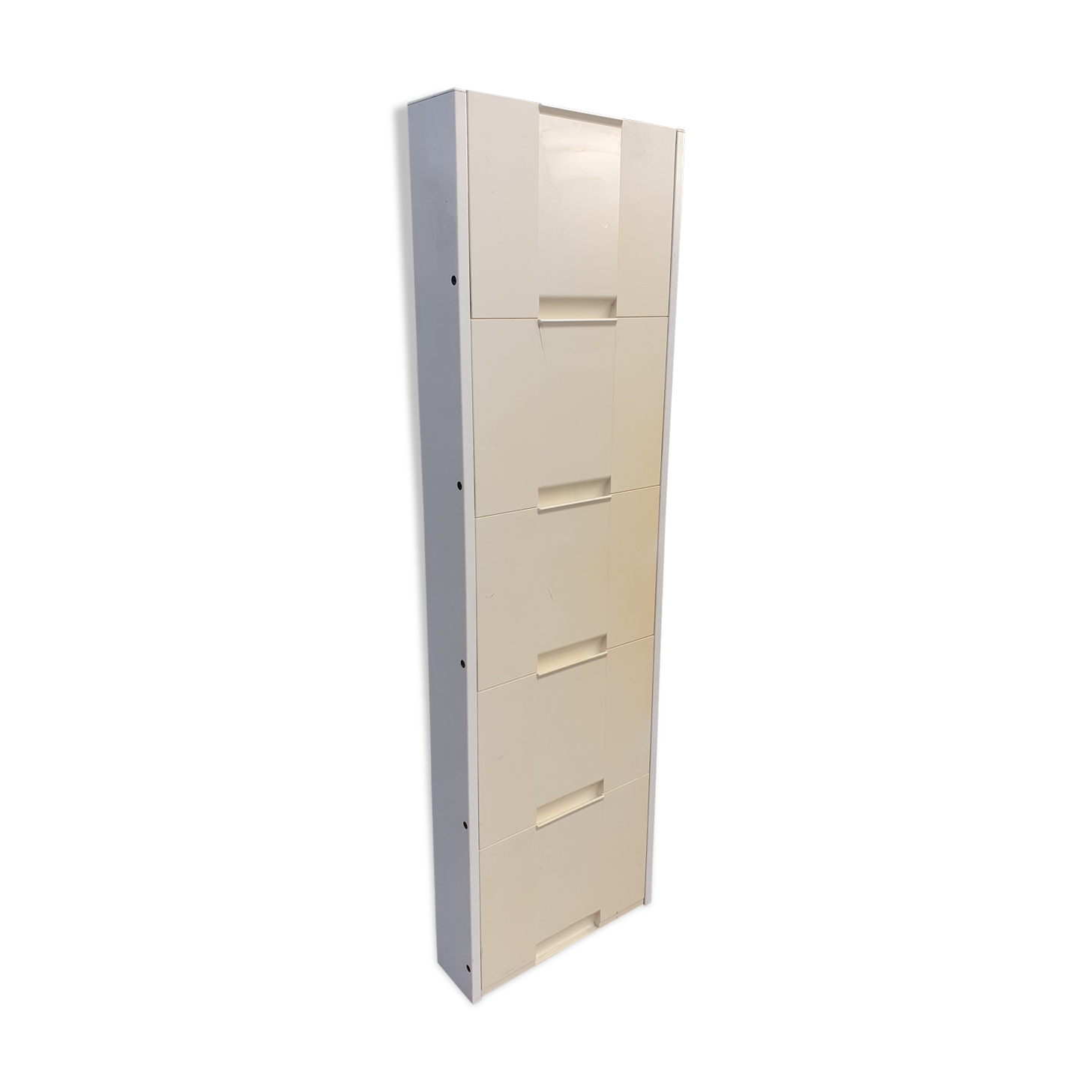 Vintage shoe column cabinet