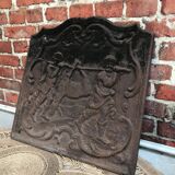 Cast iron chimney plate