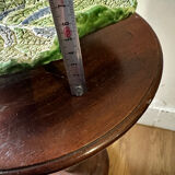 Vintage ceramic leaf-shaped vide poche, signed.