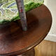 Vintage ceramic leaf-shaped vide poche, signed.