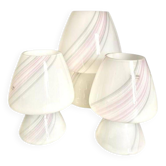 Lampes de table vintage en forme de champignon de Murano, lot de trois, Maestri Muranesi, Italie, années 1970