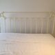 Bed 160 white wrought iron Irish handcrafted Celtic motifs