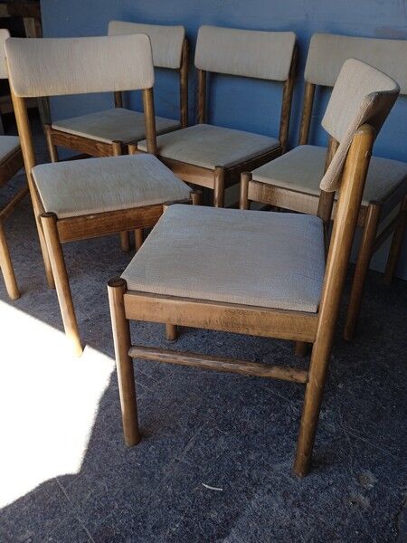Baumann 6 chair signed 1960 vintage design