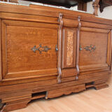 1950s buffet with white marble tray