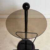 Post modern magazine rack side table