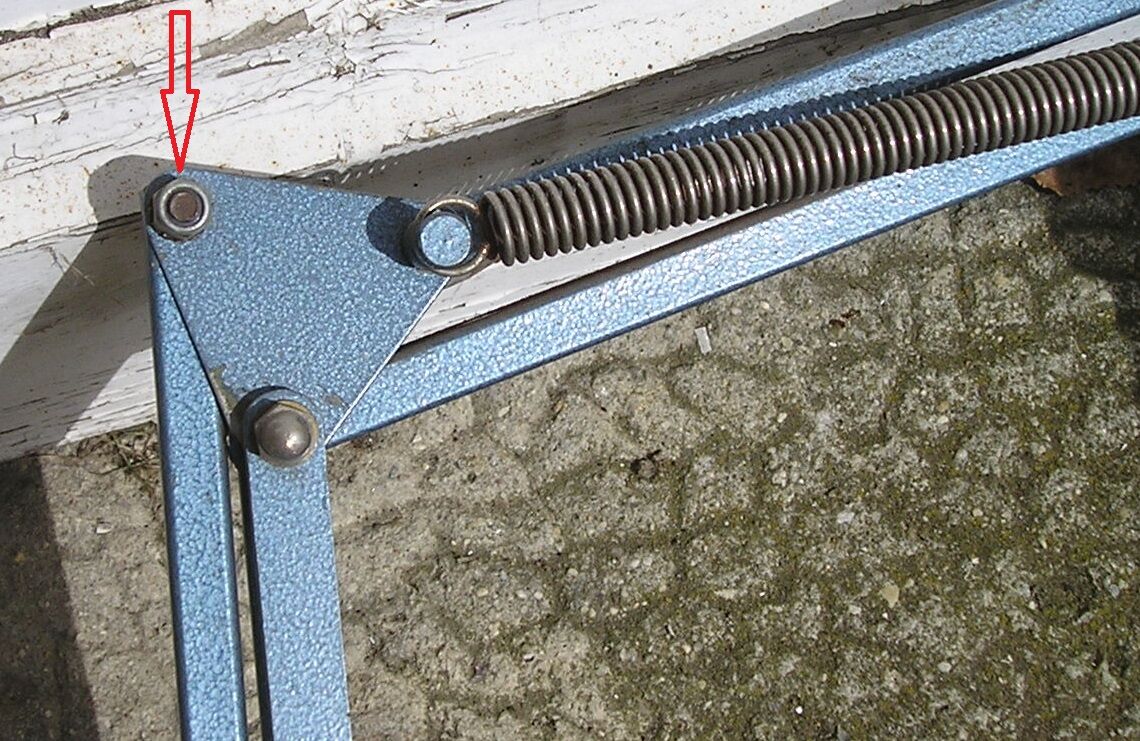 Lamp loupe workshop articulated Gruber years 60