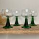 4 large Alsace Roemer glasses France