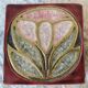 Rare Mithe Espelt jewelry box with floral decoration