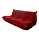 100% original - Banquette Togo 3 places Ligne Roset – Alcantara rouge (Goya