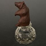 Pepper shaker with bear decoration Black Forest Black Forest early twentieth century