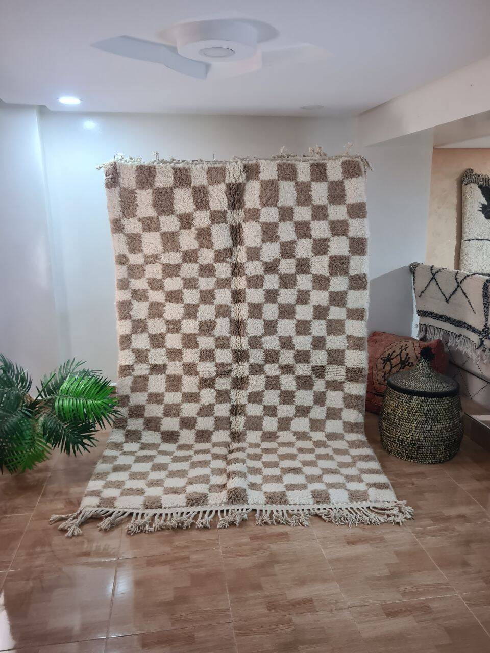 Moroccan Berber rug Chessboard 250 X 150 CM