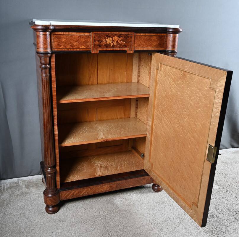 Support Furniture in Precious Wood Marquetry, Napoleon III period – Milie