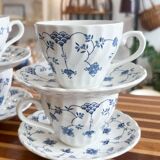 4 tasses et sous tasses anglaises - Staffordshire Churchill Finlandia