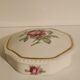 Porcelain box of Limoges RH pink decorations
