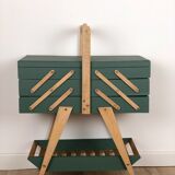 Vintage worker with compass feet revisited