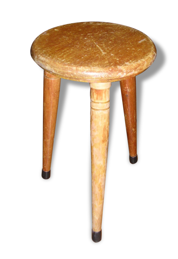 Table d'appoint en bois des années 60/70