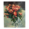 Tableau signé " Bouquet de roses", début XXème