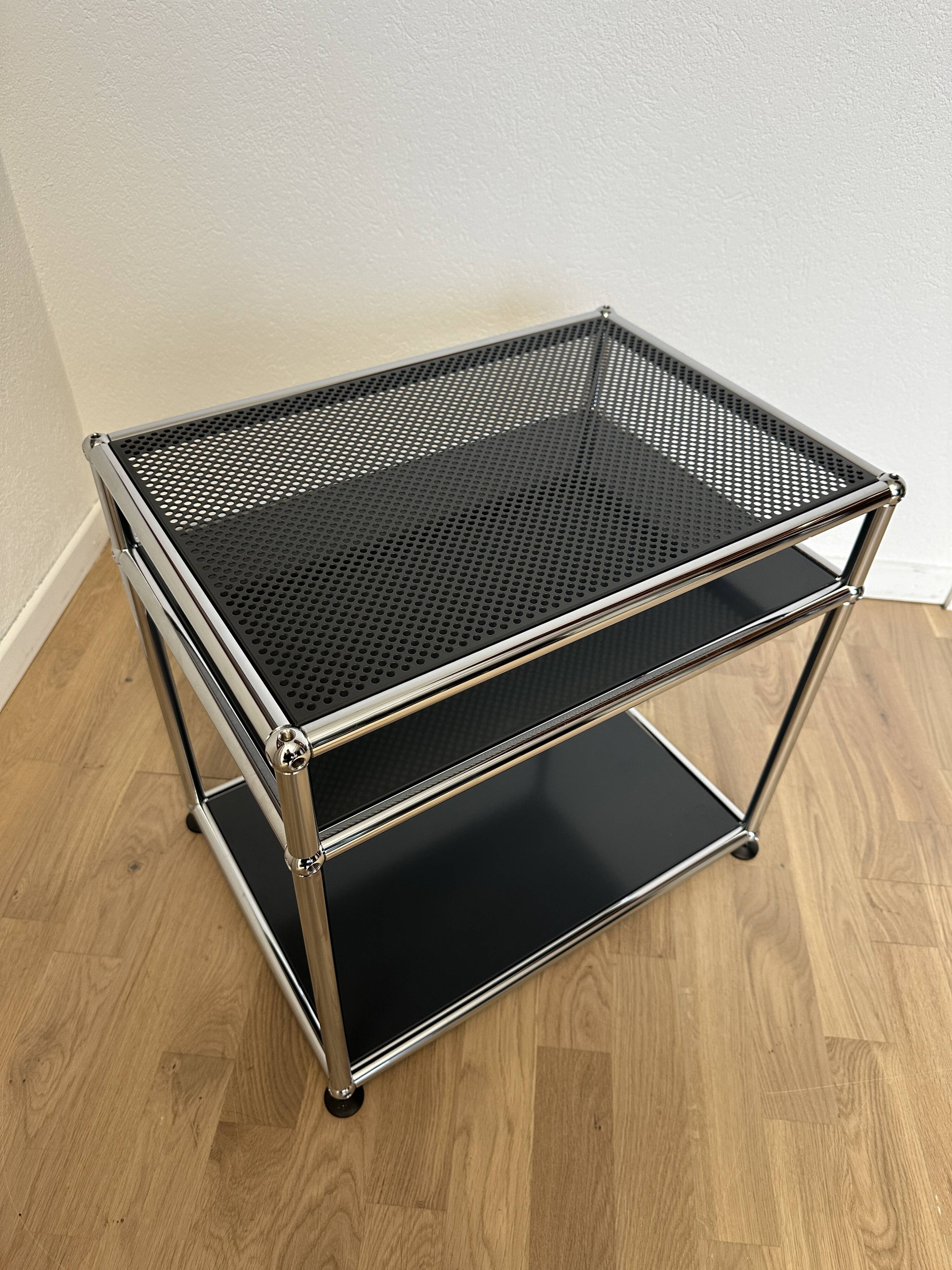USM Haller side table in Anthracite Grey
