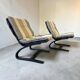 Vintage wooden armchair / single seat Ingmar Relling for Westnofa
