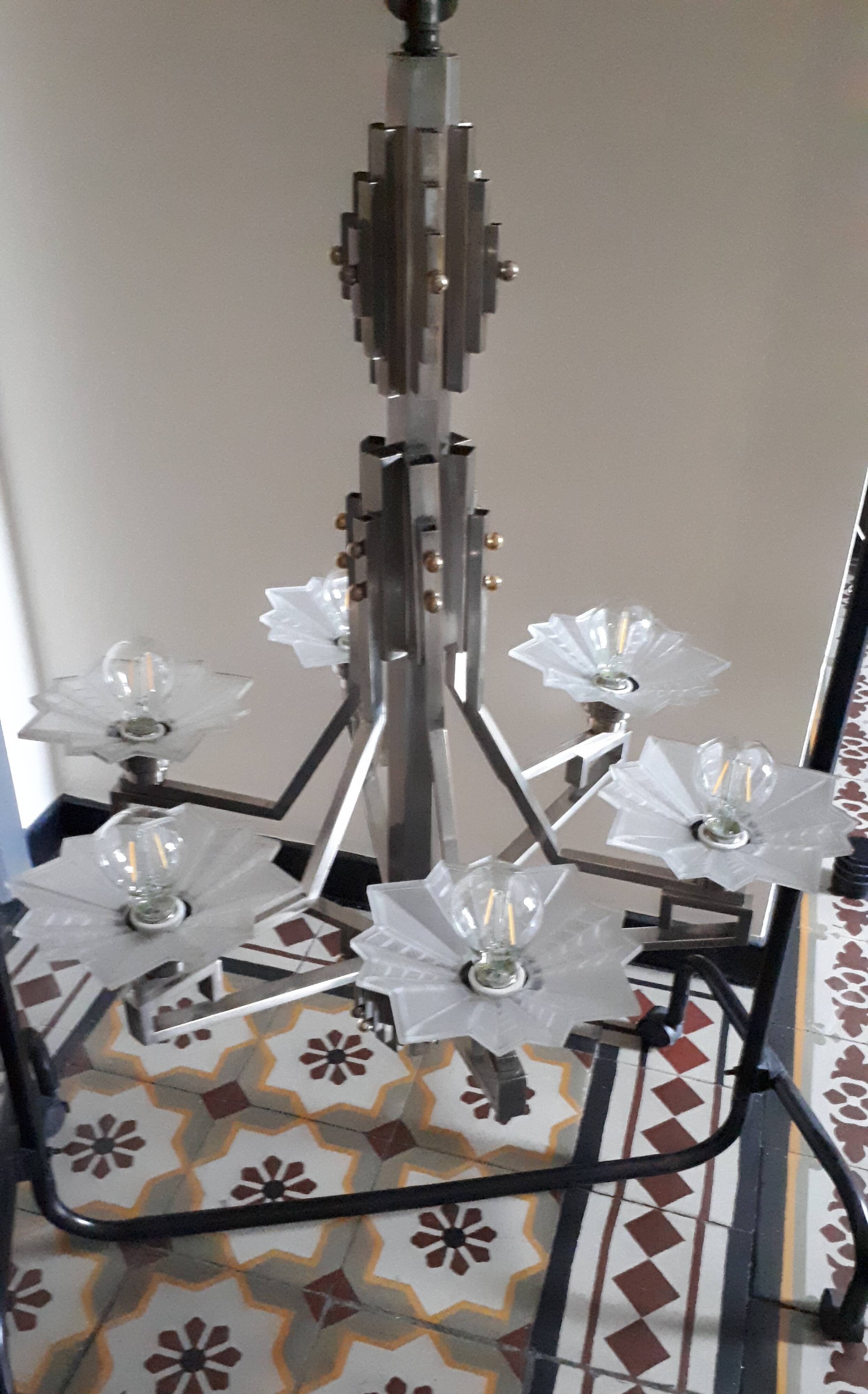 Lustre art déco