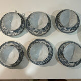 Tea set 9 pieces Japanese pattern