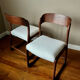Pair of baumann chairs