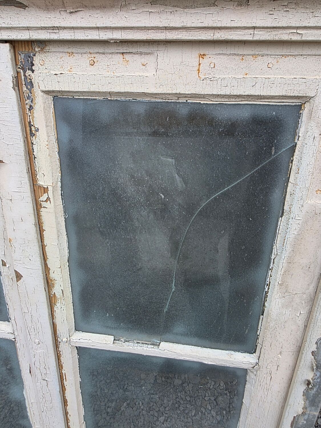 Old window with frame