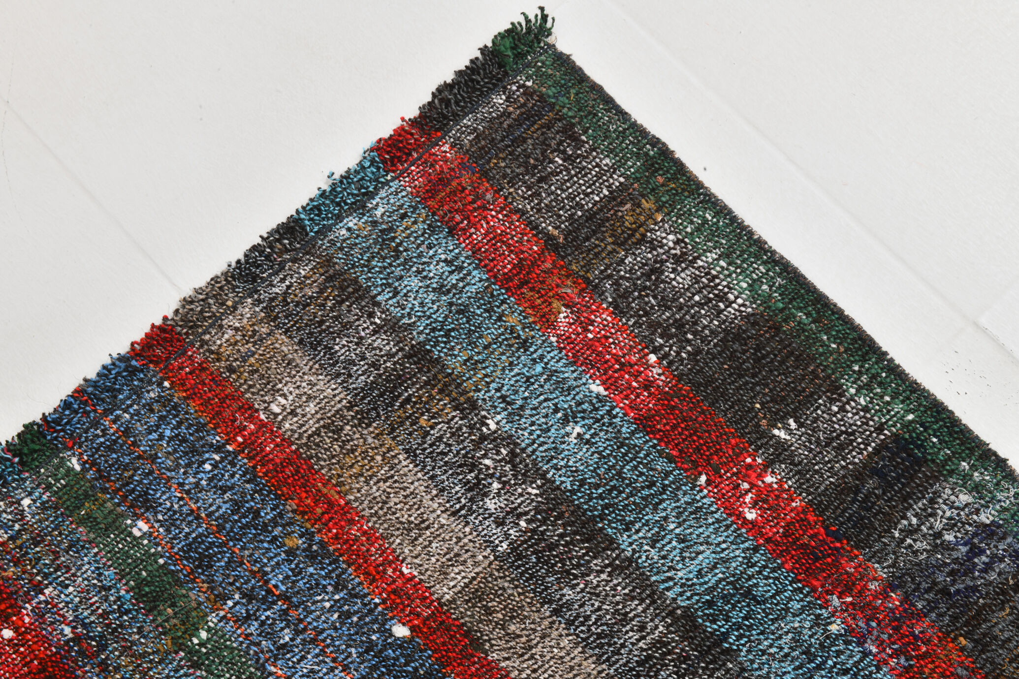 Flatweave Turkish runner rug 248x70cm