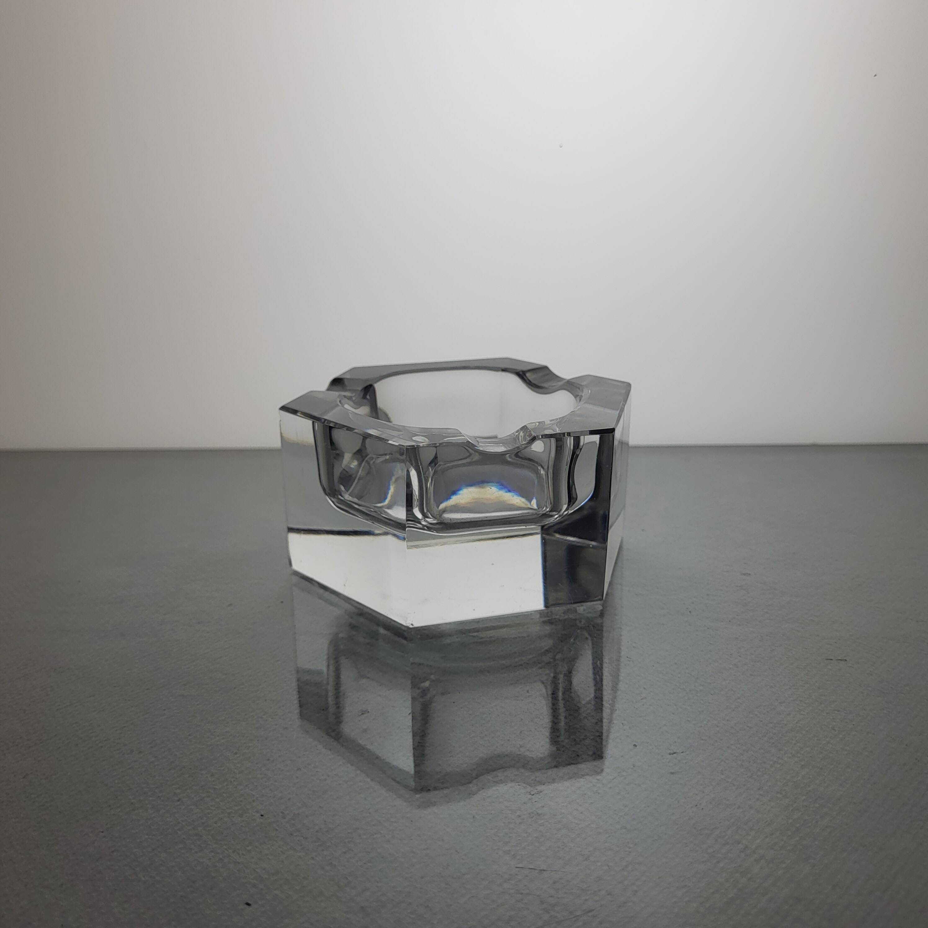 Cendrier En Cristal Baccarat - Pièce De Collection En Bon État